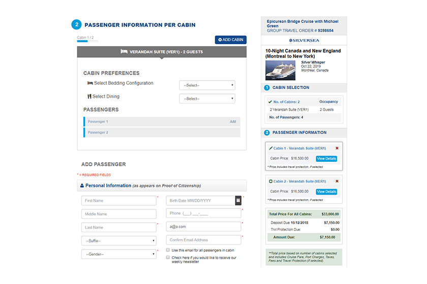 Group Registration Payment Page Image