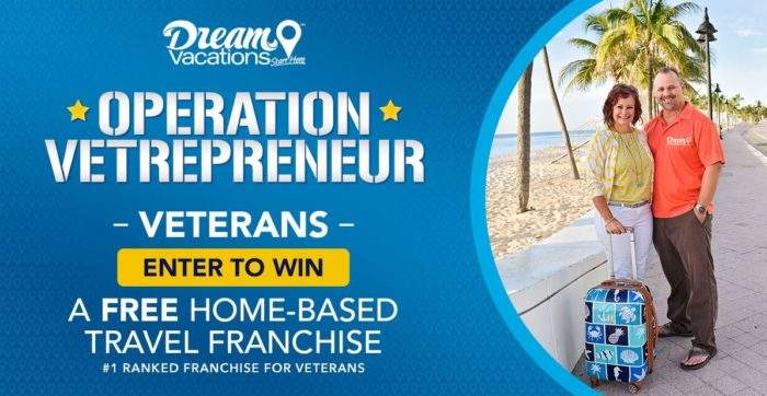 Featured image for post Five Military Veterans Can Win Free Travel Agency Franchise