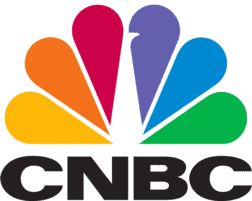 CNBC Peacock logo on transparent background.