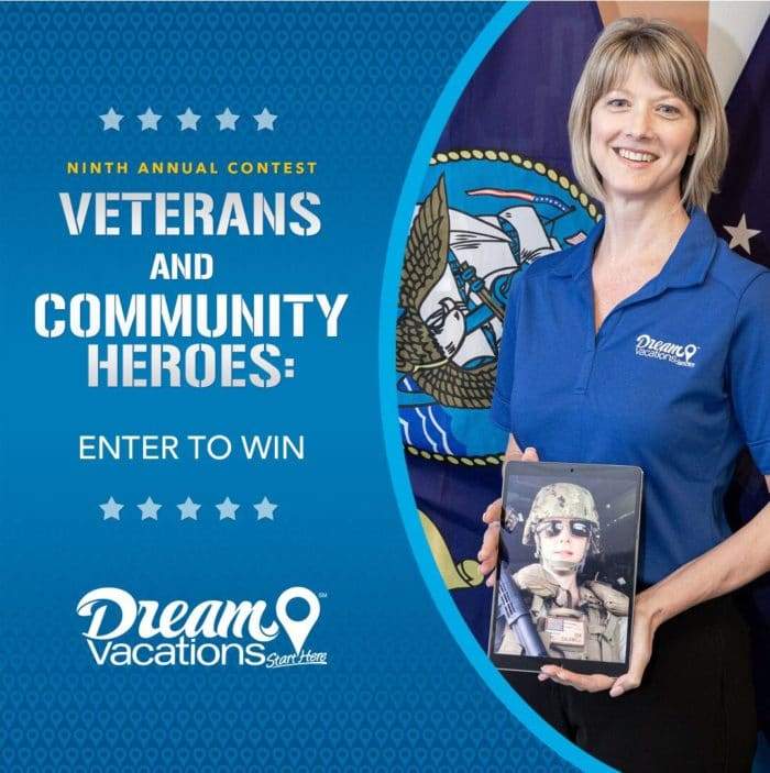 Featured image for post Military Veterans and Community Heroes Can Enter-to-Win Free Work-From-Home Travel Agency Franchise from Dream Vacations this Military Appreciation Month